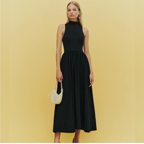 Reformation Sai Black Sleeveless Dress - Picture 4 of 4